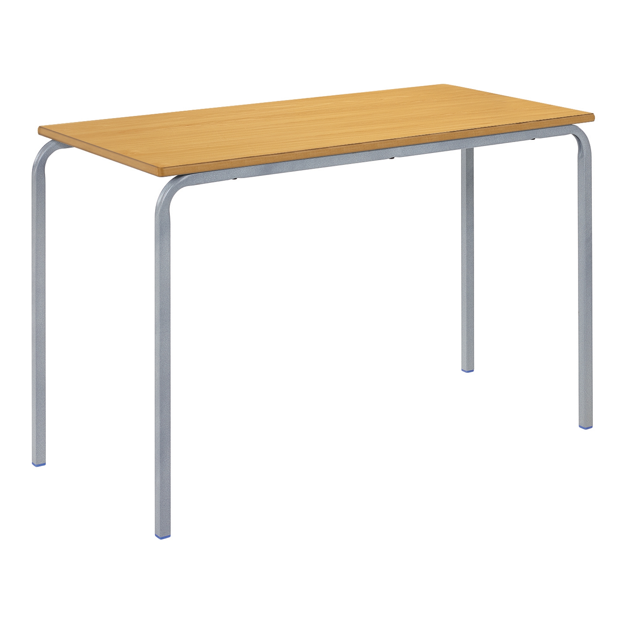 Classmates Rectangular Crushed Bent Classroom Table - 1100 x 550 x 590mm - Beech